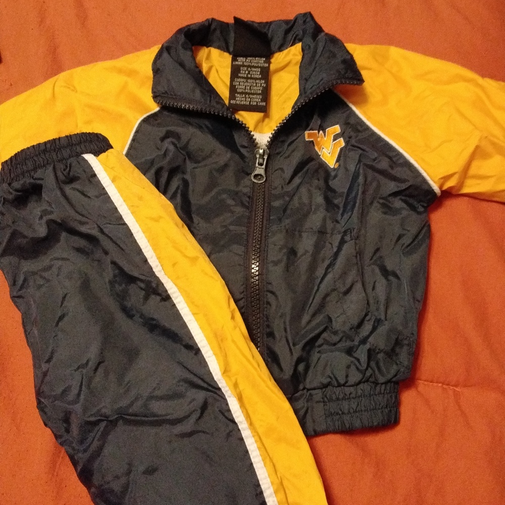 Starter West Virginia Track Suit Size 6 to 9m